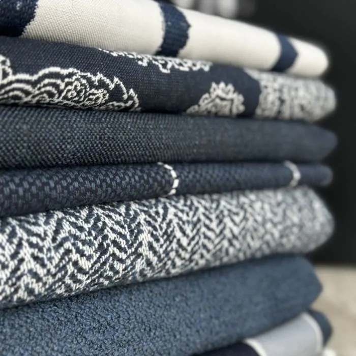 Tecido Boucle Navy by Sunbrella Tecido Boucle Navy by Sunbrella