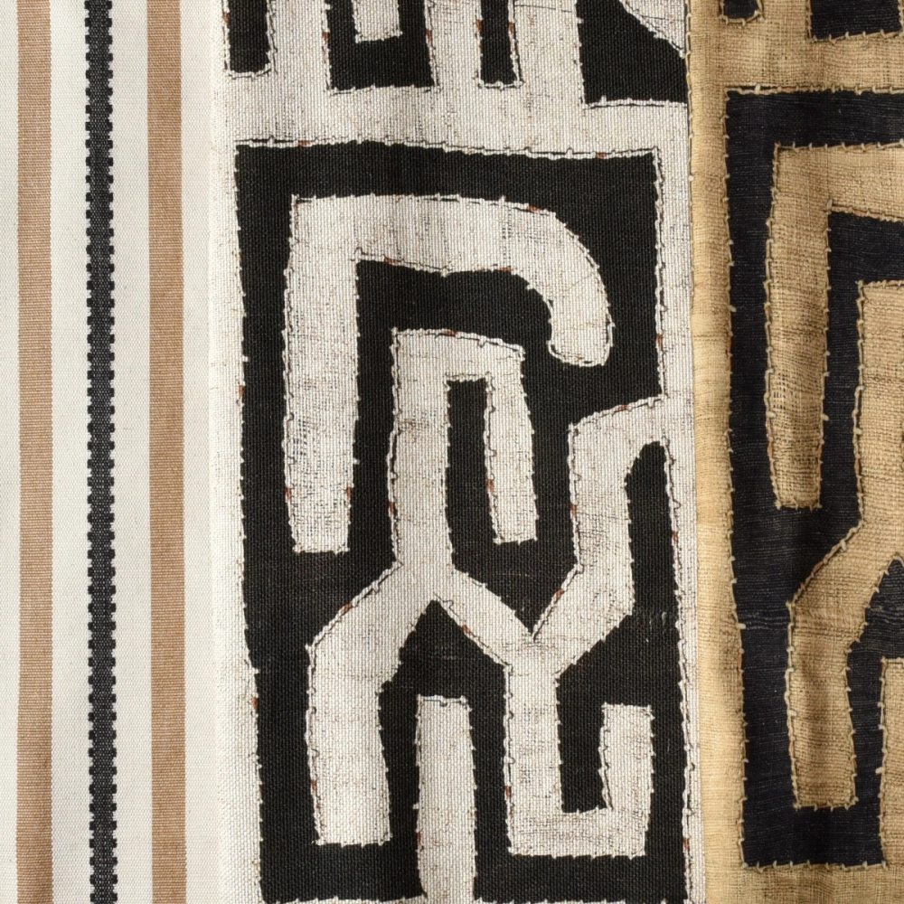 Tecido Estampa Kuba Off White