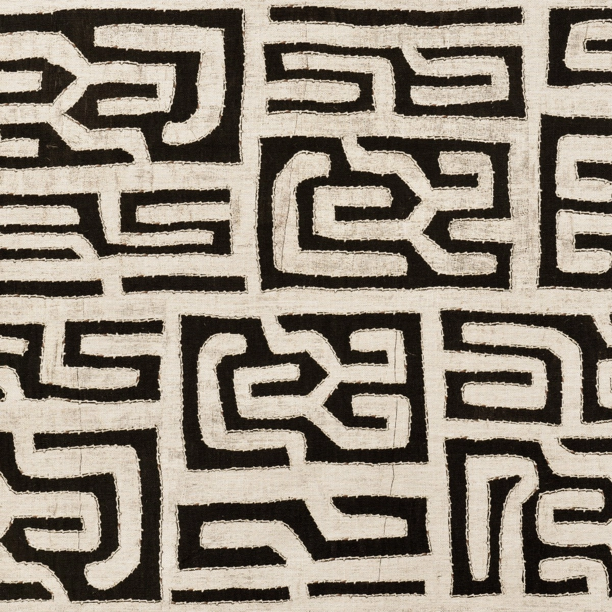 Tecido Estampa Kuba Off White