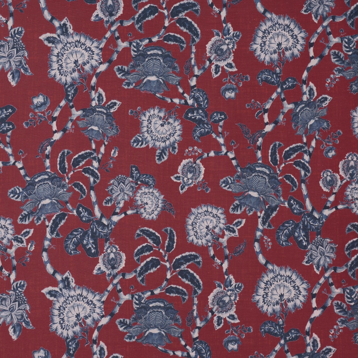 Tecido Floral Dália Red Tecido Floral Dália Red