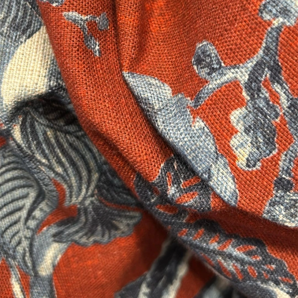 Tecido Floral Dália Red Tecido Floral Dália Red