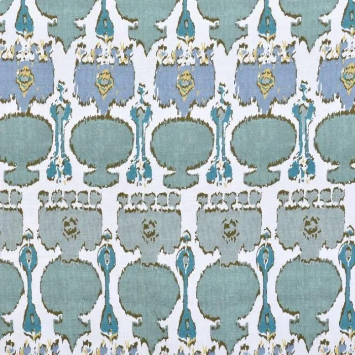 Tecido Ikat Mazagão White Tecido Ikat Mazagão White