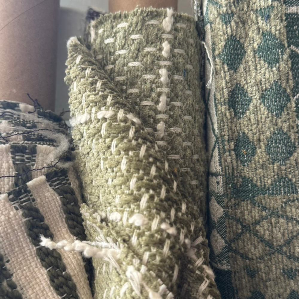 Tecido Jacquard Trama Verde