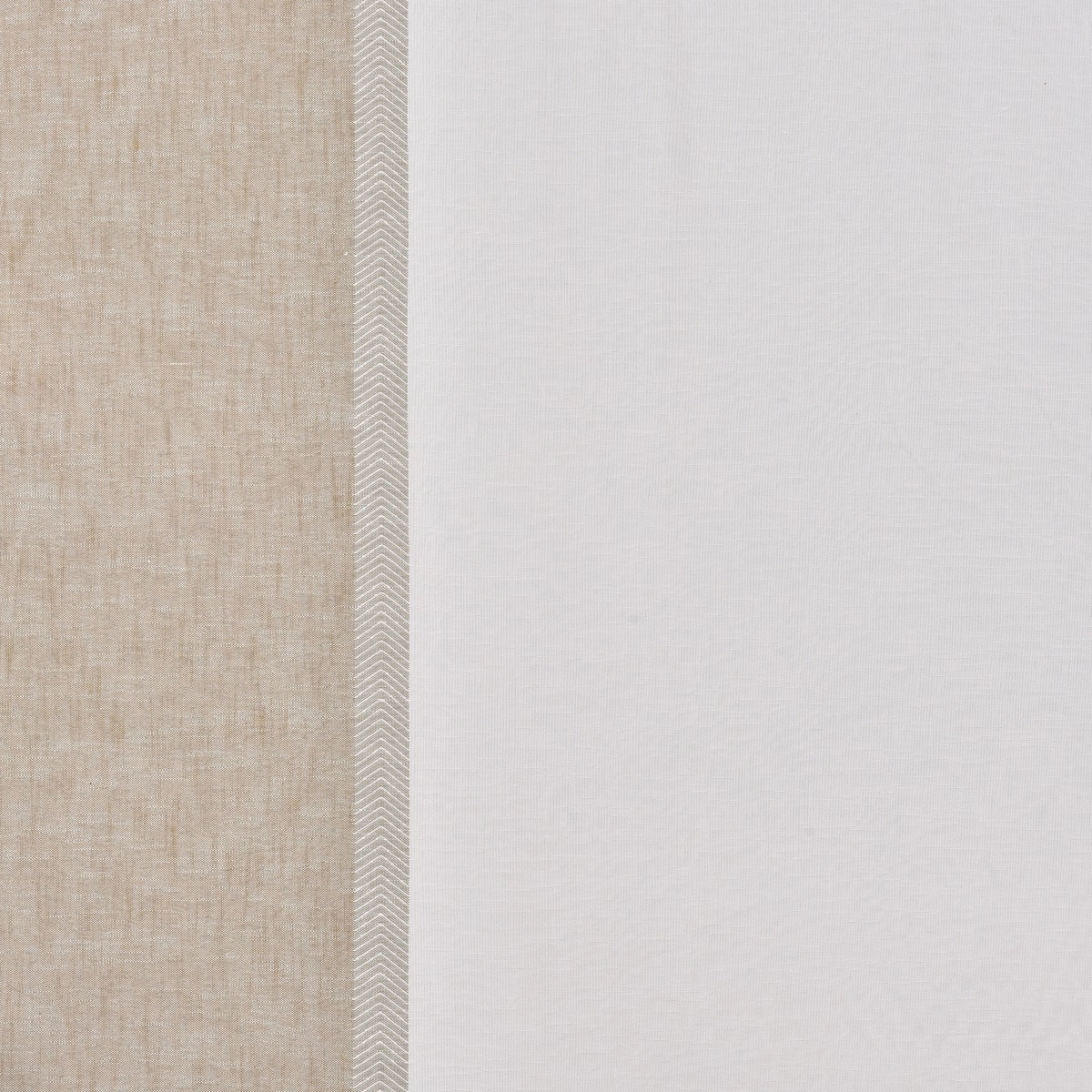 Tecido Lista Natural Com Off White