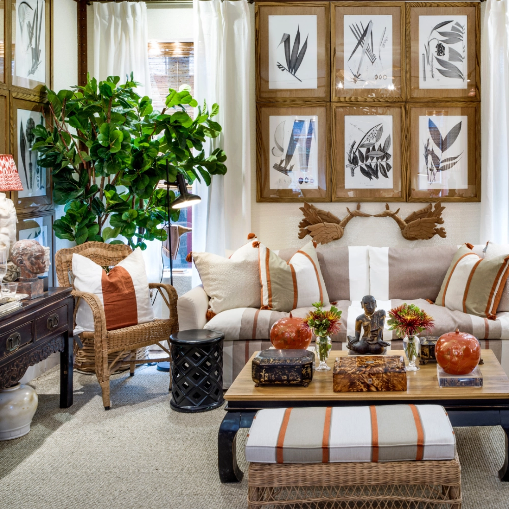 Tecido Lista Rusty Off White