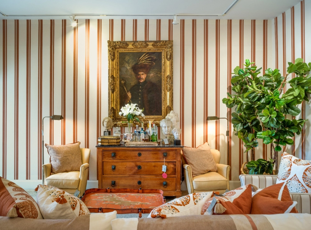 Tecido Lona Lista Rusty Tecido Lona Lista Rusty